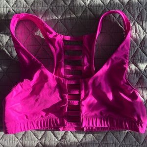 Pink Sports Bra